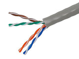 Cat6 Ethernet Bulk Cable - Solid, 550MHz, UTP, CMR, Riser Rated, Pure Bare Copper Wire, 23AWG, 500ft, Blue, (UL)