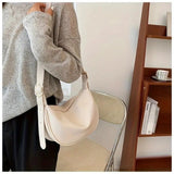 Retro Women's Bag New Style All-match Niche Autumn And Winter Shoulder Messenger Bag Design Shoulder Messenger Bag Office Worker Commuting All-match Dumpling Bag