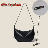 Retro Women's Bag New Style All-match Niche Autumn And Winter Shoulder Messenger Bag Design Shoulder Messenger Bag Office Worker Commuting All-match Dumpling Bag