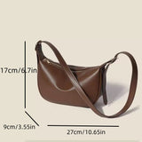 Retro Women's Bag New Style All-match Niche Autumn And Winter Shoulder Messenger Bag Design Shoulder Messenger Bag Office Worker Commuting All-match Dumpling Bag