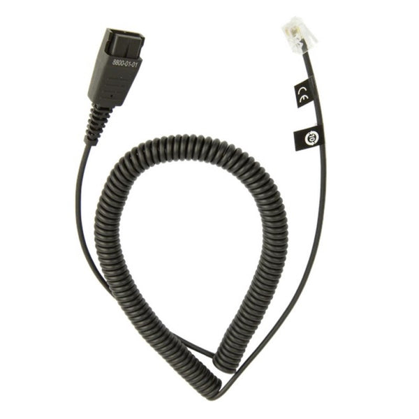 Jabra Cord – QD to Modular RJ extension coiled cord