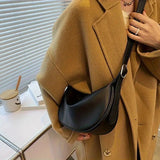 Retro Women's Bag New Style All-match Niche Autumn And Winter Shoulder Messenger Bag Design Shoulder Messenger Bag Office Worker Commuting All-match Dumpling Bag