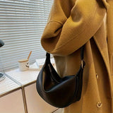 Retro Women's Bag New Style All-match Niche Autumn And Winter Shoulder Messenger Bag Design Shoulder Messenger Bag Office Worker Commuting All-match Dumpling Bag