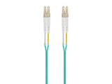 Fiber Optic Cable OM4 - LC/LC, 50/125 Type, Multi-Mode, Duplex, 10GB, Aqua