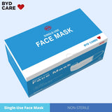 BYD Care Face Mask, Single use, 50 pack
