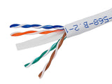Cat6 Plenum Bare Copper 1000ft 23 AWG Plenum| Ethernet Cable UTP