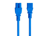 Heavy Duty Power Cable - IEC 60320 C14 to IEC 60320 C15, 14AWG, 15A/1875W, SJT, 100-250V